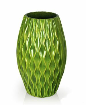 Wazon dekoracyjny zielony 40 cm