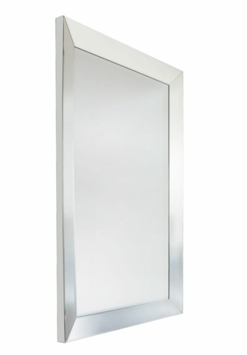 Lustro prostokątne nowoczesne w lustrzanej ramie Lyssa 80×120 cm