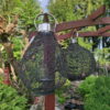 Lampion ażurowy z metalowym uchwytem