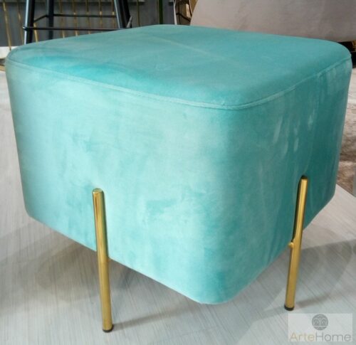 Pufa cube zielone real foto