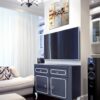 Komoda Marina Obraz Pearl aranżacja salonu