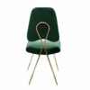 Krzesło welurowe Salvadore Green