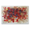 Obraz Zamęt 2 malowany ręcznie nowoczesny abstrakcyjny w barwach czerwieni