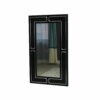 Lustro nowoczesne w czarnej lustrzanej ramie Marina 65/110 cm