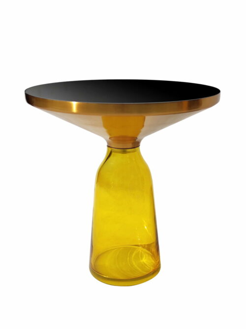 Bottle table żółty