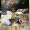 Obraz ręcznie malowany na płótnie akryl abstrakcja - Wodospady real foto