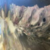 Obraz ręcznie malowany na płótnie akryl abstrakcja - Wodospady detal