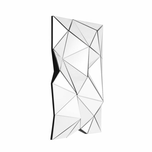 Lustro nowoczesne w trójwymiarowe lustrzane elementy Adria 80/120 cm