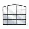 Lustro industrialne loftowe w metalowej ramie New York