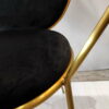 Krzesło Etienne czarne detal 4