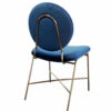 Krzesło Rossario niebieskie tyłem