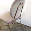 Krzesło Rossario różowe detal