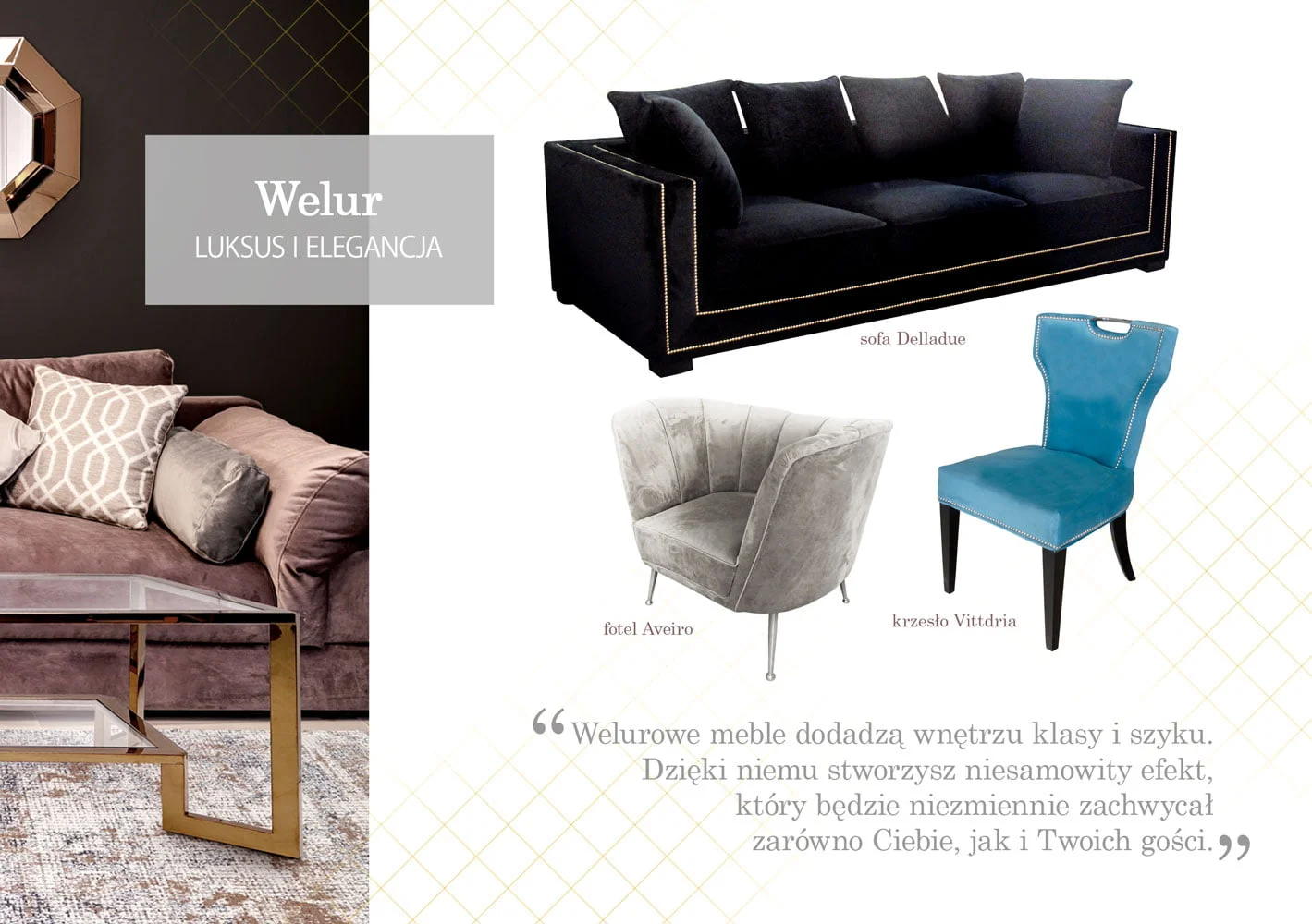 Welur materiał obiciowy