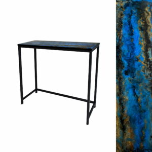 konsola blue black