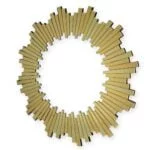 Lustro okrągłe Sunset Gold 80cm